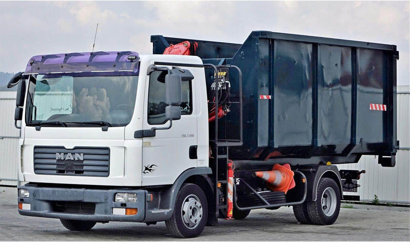 MAN TGL 7.150 + FASSI F60 * TOPZUSTAND - Φορτηγό ανατρεπόμενο, Φορτηγό με γερανό: φωτογραφία 4 MAN TGL 7.150 + FASSI F60 * TOPZUSTAND - Φορτηγό ανατρεπόμενο, Φορτηγό με γερανό: φωτογραφία 4