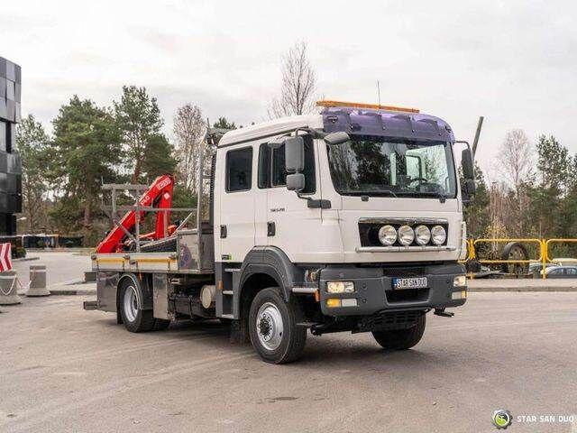 MAN TGM 13.290 4x4 BI FASSI F40B22 Crane Camper - Φορτηγό με ανοιχτή καρότσα, Φορτηγό με γερανό: φωτογραφία 2 MAN TGM 13.290 4x4 BI FASSI F40B22 Crane Camper - Φορτηγό με ανοιχτή καρότσα, Φορτηγό με γερανό: φωτογραφία 2