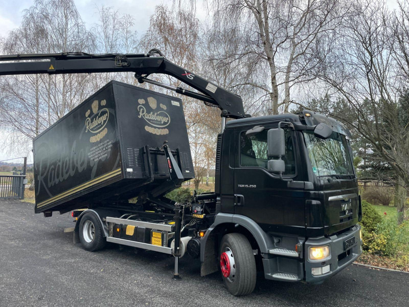 MAN TGM 15.250 Hoof lift + Crane - Φορτηγό φόρτωσης γάντζου, Φορτηγό με γερανό: φωτογραφία 4 MAN TGM 15.250 Hoof lift + Crane - Φορτηγό φόρτωσης γάντζου, Φορτηγό με γερανό: φωτογραφία 4