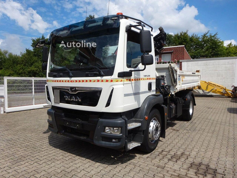 MAN TGM 15.290 - 3 way tipper+crane - Φορτηγό ανατρεπόμενο, Φορτηγό με γερανό: φωτογραφία 1 MAN TGM 15.290 - 3 way tipper+crane - Φορτηγό ανατρεπόμενο, Φορτηγό με γερανό: φωτογραφία 1