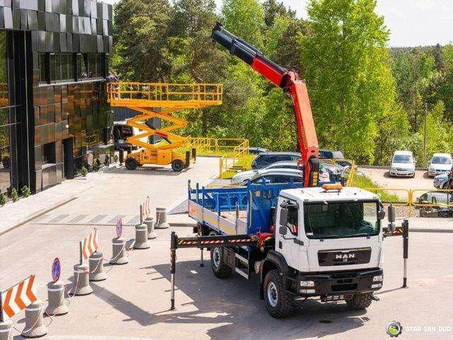 MAN TGM 18 250 4x4 PALFINGER PK 27001 HDS Crane Kra - Φορτηγό ανατρεπόμενο, Φορτηγό με γερανό: φωτογραφία 2 MAN TGM 18 250 4x4 PALFINGER PK 27001 HDS Crane Kra - Φορτηγό ανατρεπόμενο, Φορτηγό με γερανό: φωτογραφία 2