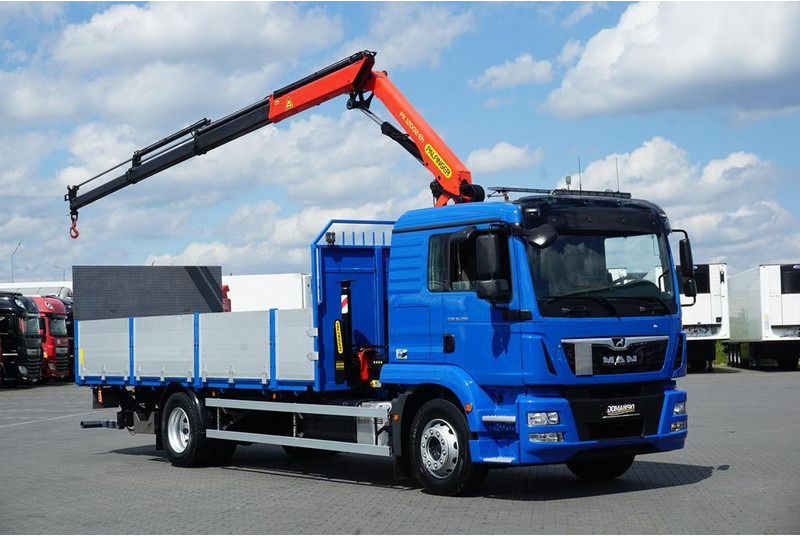 MAN TGM / 18.290 / SKRZYNIOWY + HDS + WINDA / PALFINGER PK 12002 / - Φορτηγό με ανοιχτή καρότσα, Φορτηγό με γερανό: φωτογραφία 2 MAN TGM / 18.290 / SKRZYNIOWY + HDS + WINDA / PALFINGER PK 12002 / - Φορτηγό με ανοιχτή καρότσα, Φορτηγό με γερανό: φωτογραφία 2