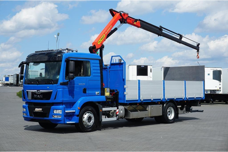 MAN TGM / 18.290 / SKRZYNIOWY + HDS + WINDA / PALFINGER PK 12002 / - Φορτηγό με ανοιχτή καρότσα, Φορτηγό με γερανό: φωτογραφία 1 MAN TGM / 18.290 / SKRZYNIOWY + HDS + WINDA / PALFINGER PK 12002 / - Φορτηγό με ανοιχτή καρότσα, Φορτηγό με γερανό: φωτογραφία 1