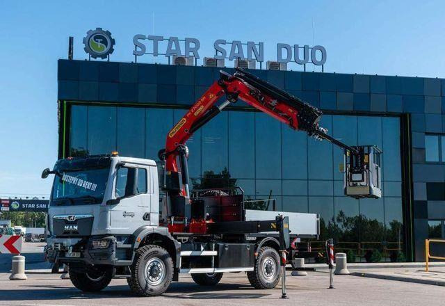 MAN TGM 18.320 4x4 PALFINGER PK 27002 Basket NEW ! - Φορτηγό με ανοιχτή καρότσα, Φορτηγό με γερανό: φωτογραφία 3 MAN TGM 18.320 4x4 PALFINGER PK 27002 Basket NEW ! - Φορτηγό με ανοιχτή καρότσα, Φορτηγό με γερανό: φωτογραφία 3