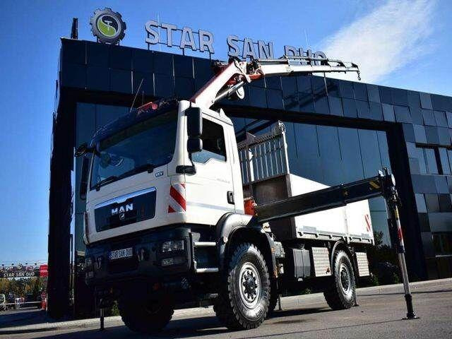 MAN TGM 18.340 4x4 PALFINGER PK 18002 CRANE WINCH - Φορτηγό με ανοιχτή καρότσα, Φορτηγό με γερανό: φωτογραφία 5 MAN TGM 18.340 4x4 PALFINGER PK 18002 CRANE WINCH - Φορτηγό με ανοιχτή καρότσα, Φορτηγό με γερανό: φωτογραφία 5