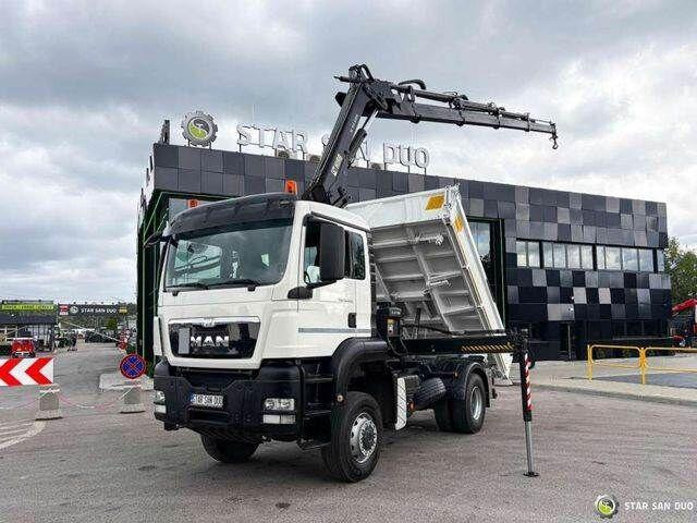 MAN TGS 18.360 4x4 HIAB 144 E-4 Crane Kipper - Φορτηγό ανατρεπόμενο, Φορτηγό με γερανό: φωτογραφία 1 MAN TGS 18.360 4x4 HIAB 144 E-4 Crane Kipper - Φορτηγό ανατρεπόμενο, Φορτηγό με γερανό: φωτογραφία 1