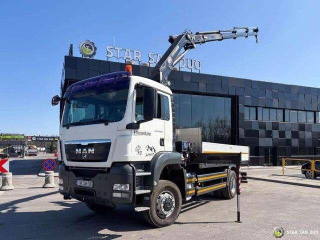 MAN TGS 18.360 4x4 HMF 1720 K4 Crane KRAN - Φορτηγό με ανοιχτή καρότσα, Φορτηγό με γερανό: φωτογραφία 3 MAN TGS 18.360 4x4 HMF 1720 K4 Crane KRAN - Φορτηγό με ανοιχτή καρότσα, Φορτηγό με γερανό: φωτογραφία 3