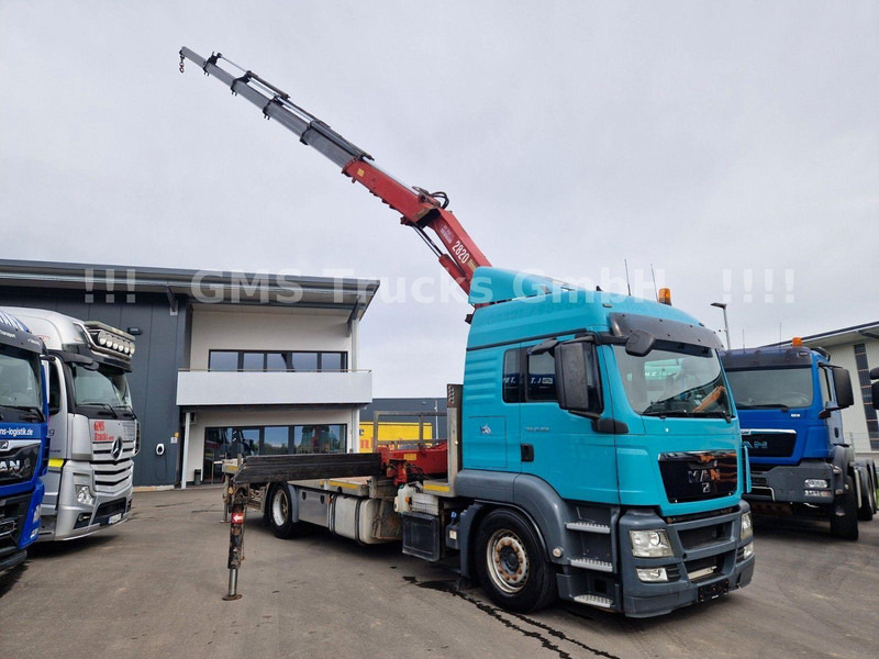 MAN TGS 18.360 Platform Crane HMF 2820 - Φορτηγό με ανοιχτή καρότσα, Φορτηγό με γερανό: φωτογραφία 3 MAN TGS 18.360 Platform Crane HMF 2820 - Φορτηγό με ανοιχτή καρότσα, Φορτηγό με γερανό: φωτογραφία 3