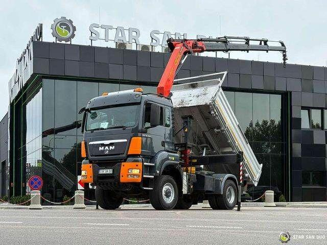 MAN TGS 18.480 PALFINGER PK 16502 HDS Crane,Kipper - Φορτηγό ανατρεπόμενο, Φορτηγό με γερανό: φωτογραφία 1 MAN TGS 18.480 PALFINGER PK 16502 HDS Crane,Kipper - Φορτηγό ανατρεπόμενο, Φορτηγό με γερανό: φωτογραφία 1