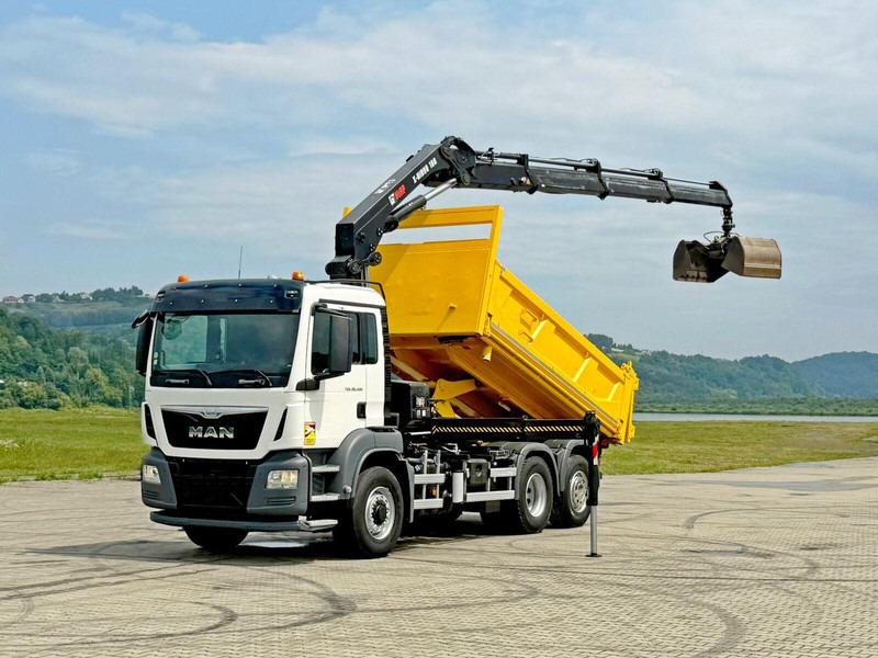MAN TGS 26.400 * HIAB X-HIDUO 188 E-3 + FUNK * 6x4 - Φορτηγό ανατρεπόμενο, Φορτηγό με γερανό: φωτογραφία 2 MAN TGS 26.400 * HIAB X-HIDUO 188 E-3 + FUNK * 6x4 - Φορτηγό ανατρεπόμενο, Φορτηγό με γερανό: φωτογραφία 2