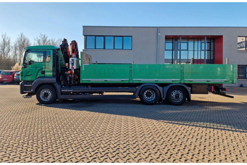 MAN TGS 26.460 6X2 Flatbed + Crane Atlas 172.3E-A4 + RC - Φορτηγό με ανοιχτή καρότσα, Φορτηγό με γερανό: φωτογραφία 5 MAN TGS 26.460 6X2 Flatbed + Crane Atlas 172.3E-A4 + RC - Φορτηγό με ανοιχτή καρότσα, Φορτηγό με γερανό: φωτογραφία 5