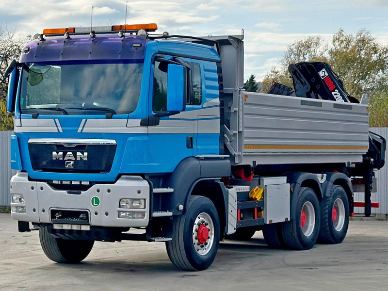 MAN TGS 26.480 * KIPPER * HIAB 220 - C5 + FUNK / 6x6 - Φορτηγό ανατρεπόμενο, Φορτηγό με γερανό: φωτογραφία 4 MAN TGS 26.480 * KIPPER * HIAB 220 - C5 + FUNK / 6x6 - Φορτηγό ανατρεπόμενο, Φορτηγό με γερανό: φωτογραφία 4
