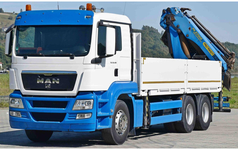 MAN TGS 26.480 * PK 27002 + JIB PJ060 + FUNK / 6x4 - Φορτηγό με ανοιχτή καρότσα, Φορτηγό με γερανό: φωτογραφία 3 MAN TGS 26.480 * PK 27002 + JIB PJ060 + FUNK / 6x4 - Φορτηγό με ανοιχτή καρότσα, Φορτηγό με γερανό: φωτογραφία 3