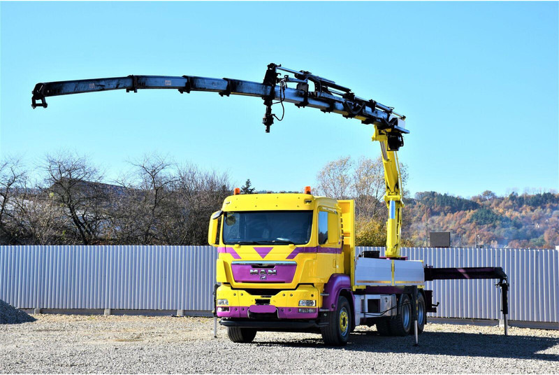 MAN TGS 28.440 Pritsche 5,60* HMF 3000 K5 + FUNK ! - Φορτηγό με ανοιχτή καρότσα, Φορτηγό με γερανό: φωτογραφία 2 MAN TGS 28.440 Pritsche 5,60* HMF 3000 K5 + FUNK ! - Φορτηγό με ανοιχτή καρότσα, Φορτηγό με γερανό: φωτογραφία 2