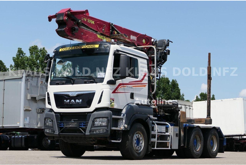 MAN TGS 33.500 - Timper truck+crane - Φορτηγό ξυλείας, Φορτηγό με γερανό: φωτογραφία 1 MAN TGS 33.500 - Timper truck+crane - Φορτηγό ξυλείας, Φορτηγό με γερανό: φωτογραφία 1