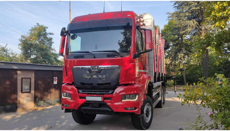 MAN TGS 33.520 - Φορτηγό ξυλείας, Φορτηγό με γερανό: φωτογραφία 1 MAN TGS 33.520 - Φορτηγό ξυλείας, Φορτηγό με γερανό: φωτογραφία 1