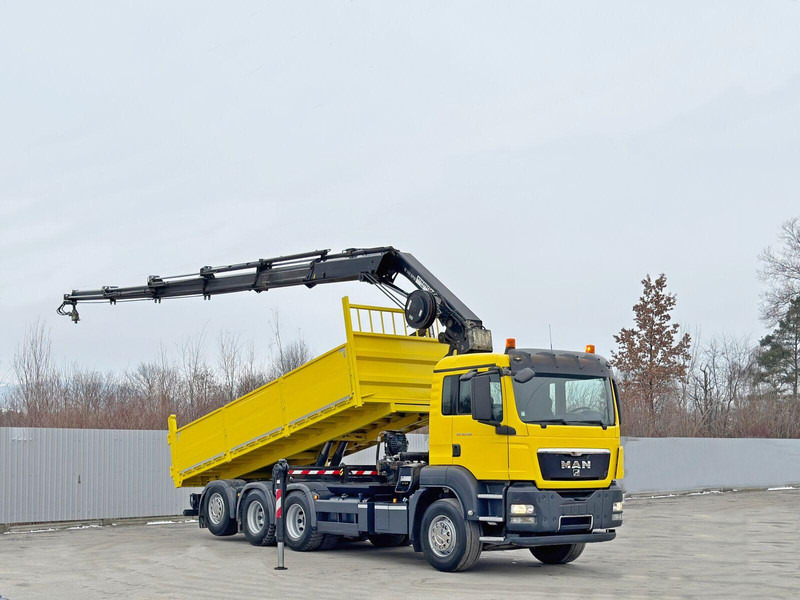 MAN TGS 35.400 * HIAB 244 EP - 5 HIPRO + FUNK * 8x4 - Φορτηγό με ανοιχτή καρότσα, Φορτηγό με γερανό: φωτογραφία 2 MAN TGS 35.400 * HIAB 244 EP - 5 HIPRO + FUNK * 8x4 - Φορτηγό με ανοιχτή καρότσα, Φορτηγό με γερανό: φωτογραφία 2