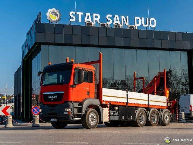 MAN TGS 35.400 PALFINGER PK 44002 WINCH TRIDEM KRAN - Φορτηγό με ανοιχτή καρότσα, Φορτηγό με γερανό: φωτογραφία 3 MAN TGS 35.400 PALFINGER PK 44002 WINCH TRIDEM KRAN - Φορτηγό με ανοιχτή καρότσα, Φορτηγό με γερανό: φωτογραφία 3