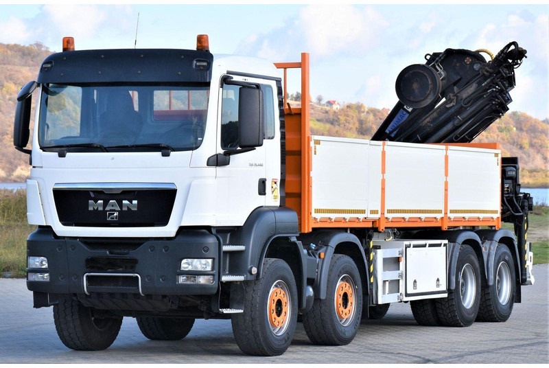MAN TGS 35.440 * HIAB 322 EP-5HIPRO+FUNK / 8x4! - Φορτηγό με ανοιχτή καρότσα, Φορτηγό με γερανό: φωτογραφία 3 MAN TGS 35.440 * HIAB 322 EP-5HIPRO+FUNK / 8x4! - Φορτηγό με ανοιχτή καρότσα, Φορτηγό με γερανό: φωτογραφία 3