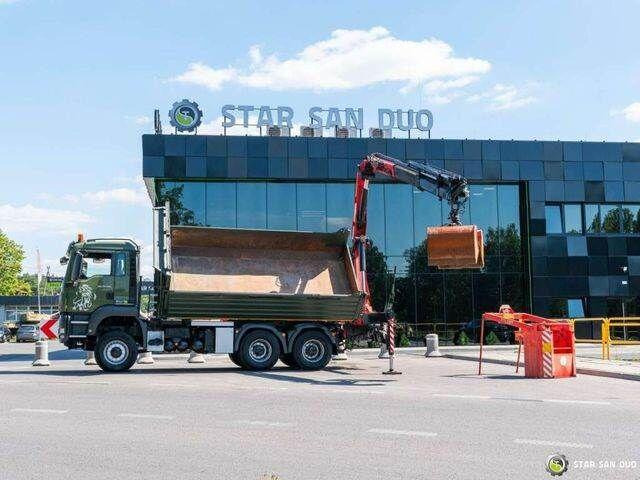 MAN TGS 35.480 PALFINGER PK 20002 HDS Grapple Tippe - Φορτηγό ανατρεπόμενο, Φορτηγό με γερανό: φωτογραφία 1 MAN TGS 35.480 PALFINGER PK 20002 HDS Grapple Tippe - Φορτηγό ανατρεπόμενο, Φορτηγό με γερανό: φωτογραφία 1