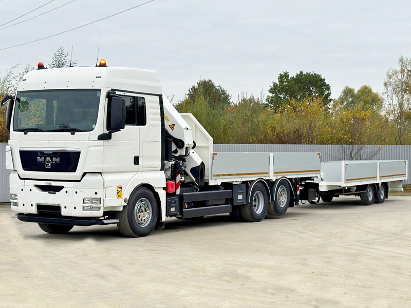 MAN TGX 26.440 * PK 41002-EH + FUNK + Anhänger*TOP - Φορτηγό με ανοιχτή καρότσα, Φορτηγό με γερανό: φωτογραφία 3 MAN TGX 26.440 * PK 41002-EH + FUNK + Anhänger*TOP - Φορτηγό με ανοιχτή καρότσα, Φορτηγό με γερανό: φωτογραφία 3