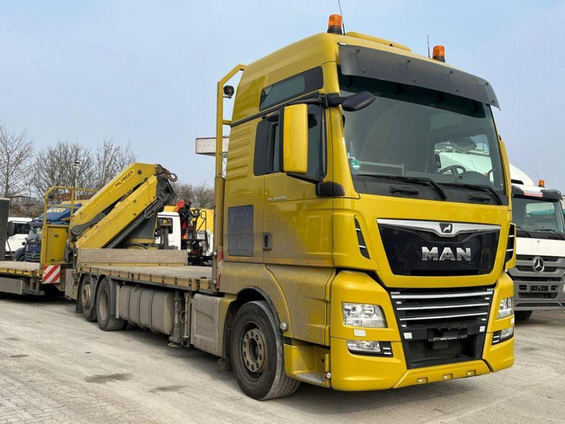 MAN TGX 26.500 6x2 Crane Palfinger PK 53002-SHC - Φορτηγό με ανοιχτή καρότσα, Φορτηγό με γερανό: φωτογραφία 1 MAN TGX 26.500 6x2 Crane Palfinger PK 53002-SHC - Φορτηγό με ανοιχτή καρότσα, Φορτηγό με γερανό: φωτογραφία 1