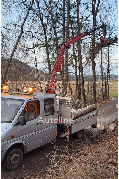 Mercedes-Benz 413 - Doka tipper+crane with gripper - Φορτηγό ανατρεπόμενο, Φορτηγό με γερανό: φωτογραφία 2 Mercedes-Benz 413 - Doka tipper+crane with gripper - Φορτηγό ανατρεπόμενο, Φορτηγό με γερανό: φωτογραφία 2