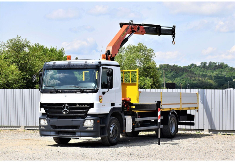 Mercedes-Benz ACTROS 1832 - Φορτηγό ανατρεπόμενο, Φορτηγό με γερανό: φωτογραφία 2 Mercedes-Benz ACTROS 1832 - Φορτηγό ανατρεπόμενο, Φορτηγό με γερανό: φωτογραφία 2
