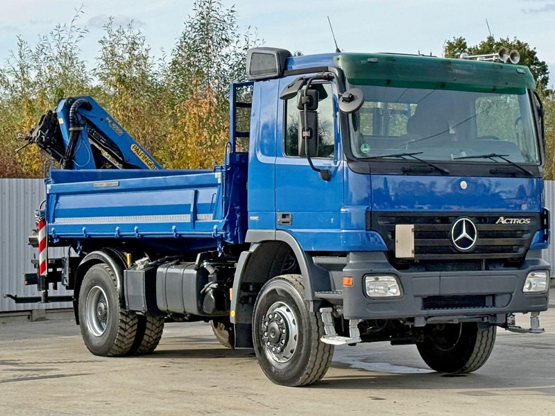 Mercedes-Benz ACTROS 1841 * PK 10501 + FUNK * TOP * 4x4 - Φορτηγό ανατρεπόμενο, Φορτηγό με γερανό: φωτογραφία 3 Mercedes-Benz ACTROS 1841 * PK 10501 + FUNK * TOP * 4x4 - Φορτηγό ανατρεπόμενο, Φορτηγό με γερανό: φωτογραφία 3