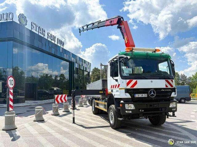 Mercedes-Benz ACTROS 2044A 4x4 Palfinger PK 20002 hds Crane - Φορτηγό με ανοιχτή καρότσα, Φορτηγό με γερανό: φωτογραφία 2 Mercedes-Benz ACTROS 2044A 4x4 Palfinger PK 20002 hds Crane - Φορτηγό με ανοιχτή καρότσα, Φορτηγό με γερανό: φωτογραφία 2