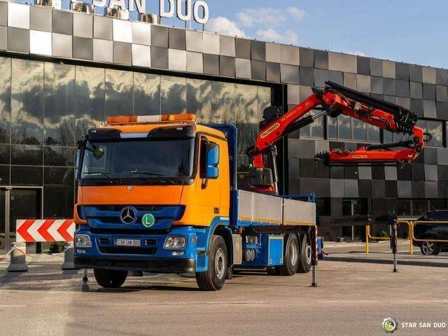 Mercedes-Benz ACTROS 2541 6x2 Palfinger PK 34002 Crane Winch - Φορτηγό με ανοιχτή καρότσα, Φορτηγό με γερανό: φωτογραφία 2 Mercedes-Benz ACTROS 2541 6x2 Palfinger PK 34002 Crane Winch - Φορτηγό με ανοιχτή καρότσα, Φορτηγό με γερανό: φωτογραφία 2