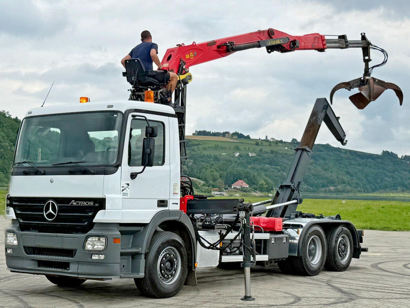 Mercedes-Benz ACTROS 2541 ABROLLKIPPER EPSILON E140Z81 TOP - Φορτηγό φόρτωσης γάντζου, Φορτηγό με γερανό: φωτογραφία 2 Mercedes-Benz ACTROS 2541 ABROLLKIPPER EPSILON E140Z81 TOP - Φορτηγό φόρτωσης γάντζου, Φορτηγό με γερανό: φωτογραφία 2