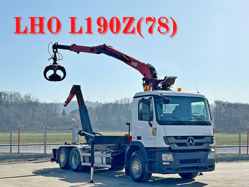 Mercedes-Benz ACTROS 2544 * ABROLLKIPPER * LHO L190Z(78) * TOP - Φορτηγό φόρτωσης γάντζου, Φορτηγό με γερανό: φωτογραφία 1 Mercedes-Benz ACTROS 2544 * ABROLLKIPPER * LHO L190Z(78) * TOP - Φορτηγό φόρτωσης γάντζου, Φορτηγό με γερανό: φωτογραφία 1