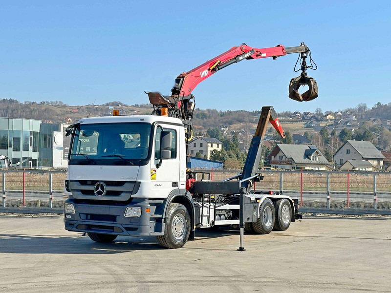 Mercedes-Benz ACTROS 2544 * ABROLLKIPPER * LHO L190Z(78) * TOP - Φορτηγό φόρτωσης γάντζου, Φορτηγό με γερανό: φωτογραφία 2 Mercedes-Benz ACTROS 2544 * ABROLLKIPPER * LHO L190Z(78) * TOP - Φορτηγό φόρτωσης γάντζου, Φορτηγό με γερανό: φωτογραφία 2