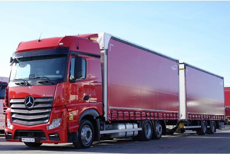 Mercedes-Benz ACTROS 2548 / ZESTAW TANDEM 120 M3 / PRZEJAZDOWY / KLIMA POSTOJO - Τράκτορας: φωτογραφία 2 Mercedes-Benz ACTROS 2548 / ZESTAW TANDEM 120 M3 / PRZEJAZDOWY / KLIMA POSTOJO - Τράκτορας: φωτογραφία 2