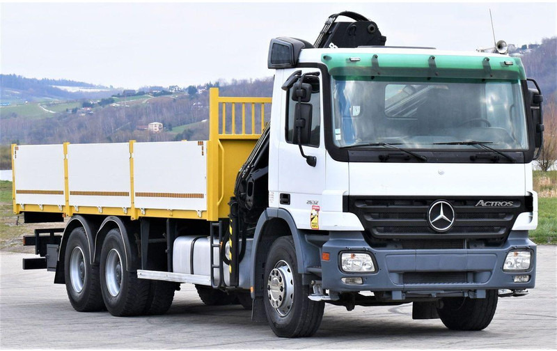 Mercedes-Benz ACTROS 2632 - Φορτηγό με ανοιχτή καρότσα, Φορτηγό με γερανό: φωτογραφία 3 Mercedes-Benz ACTROS 2632 - Φορτηγό με ανοιχτή καρότσα, Φορτηγό με γερανό: φωτογραφία 3