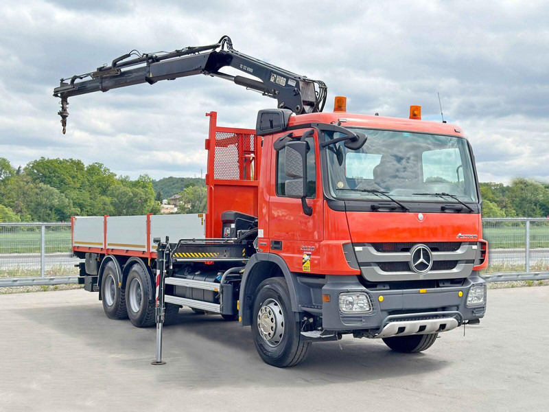 Mercedes-Benz ACTROS 2636 *HIAB 122 BS-2 HIDUO + FUNK/6x4 * TOP - Φορτηγό με ανοιχτή καρότσα, Φορτηγό με γερανό: φωτογραφία 2 Mercedes-Benz ACTROS 2636 *HIAB 122 BS-2 HIDUO + FUNK/6x4 * TOP - Φορτηγό με ανοιχτή καρότσα, Φορτηγό με γερανό: φωτογραφία 2