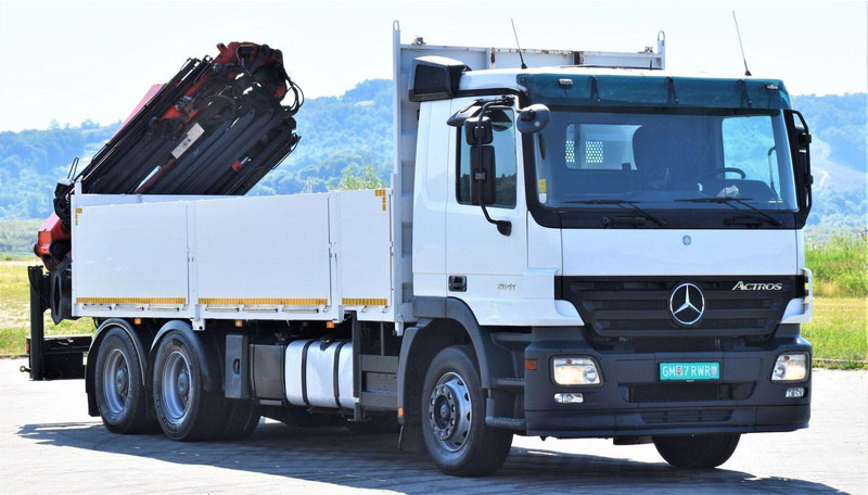 Mercedes-Benz ACTROS 2641 - Φορτηγό με ανοιχτή καρότσα, Φορτηγό με γερανό: φωτογραφία 3 Mercedes-Benz ACTROS 2641 - Φορτηγό με ανοιχτή καρότσα, Φορτηγό με γερανό: φωτογραφία 3
