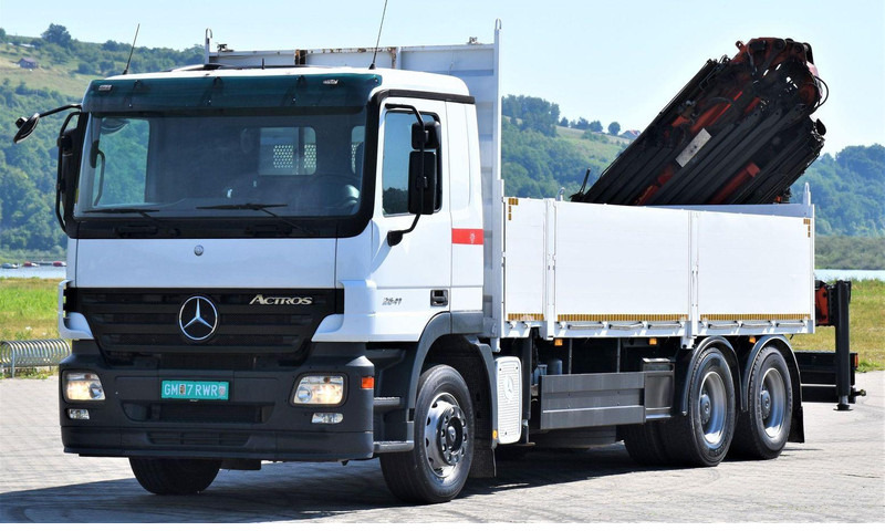 Mercedes-Benz ACTROS 2641 - Φορτηγό με ανοιχτή καρότσα, Φορτηγό με γερανό: φωτογραφία 4 Mercedes-Benz ACTROS 2641 - Φορτηγό με ανοιχτή καρότσα, Φορτηγό με γερανό: φωτογραφία 4