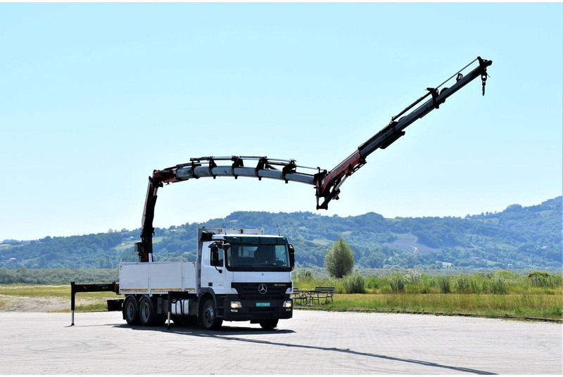 Mercedes-Benz ACTROS 2641 - Φορτηγό με ανοιχτή καρότσα, Φορτηγό με γερανό: φωτογραφία 1 Mercedes-Benz ACTROS 2641 - Φορτηγό με ανοιχτή καρότσα, Φορτηγό με γερανό: φωτογραφία 1