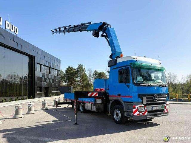 Mercedes-Benz ACTROS 2646L - Φορτηγό με ανοιχτή καρότσα, Φορτηγό με γερανό: φωτογραφία 2 Mercedes-Benz ACTROS 2646L - Φορτηγό με ανοιχτή καρότσα, Φορτηγό με γερανό: φωτογραφία 2