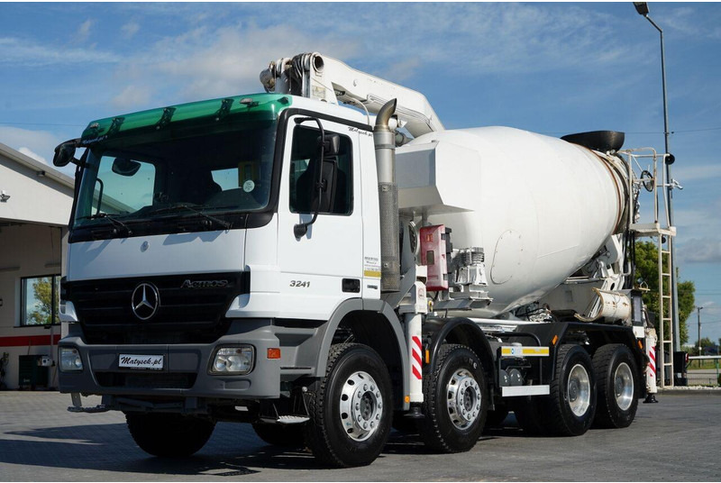 Mercedes-Benz ACTROS 3241 / POMPOGRUSZKA / 8X4 / BETONIARKA + POMPA SERMAC 3Z2 - Μπετονιέρα φορτηγό: φωτογραφία 3 Mercedes-Benz ACTROS 3241 / POMPOGRUSZKA / 8X4 / BETONIARKA + POMPA SERMAC 3Z2 - Μπετονιέρα φορτηγό: φωτογραφία 3