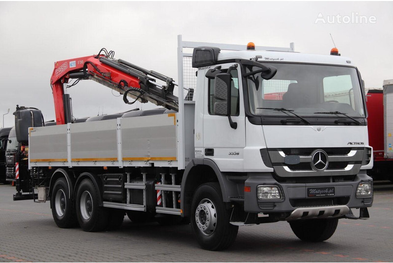 Mercedes-Benz ACTROS 3336 - Φορτηγό με ανοιχτή καρότσα, Φορτηγό με γερανό: φωτογραφία 3 Mercedes-Benz ACTROS 3336 - Φορτηγό με ανοιχτή καρότσα, Φορτηγό με γερανό: φωτογραφία 3