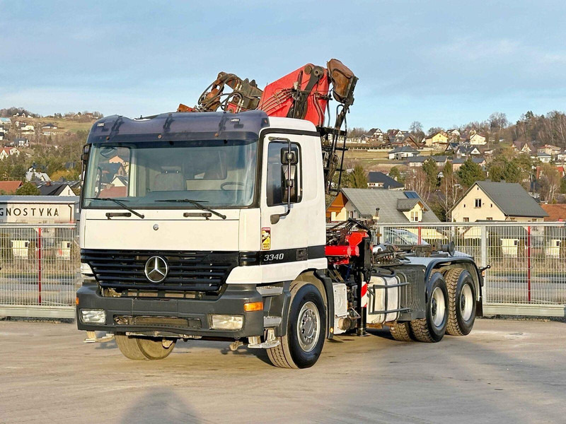 Mercedes-Benz ACTROS 3340 * ABROLLKIPPER * EPSILON E245ZA /6x4 - Φορτηγό φόρτωσης γάντζου, Φορτηγό με γερανό: φωτογραφία 2 Mercedes-Benz ACTROS 3340 * ABROLLKIPPER * EPSILON E245ZA /6x4 - Φορτηγό φόρτωσης γάντζου, Φορτηγό με γερανό: φωτογραφία 2