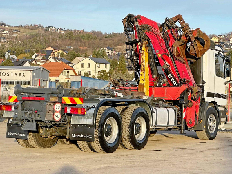 Mercedes-Benz ACTROS 3340 * ABROLLKIPPER * EPSILON E245ZA /6x4 - Φορτηγό φόρτωσης γάντζου, Φορτηγό με γερανό: φωτογραφία 4 Mercedes-Benz ACTROS 3340 * ABROLLKIPPER * EPSILON E245ZA /6x4 - Φορτηγό φόρτωσης γάντζου, Φορτηγό με γερανό: φωτογραφία 4