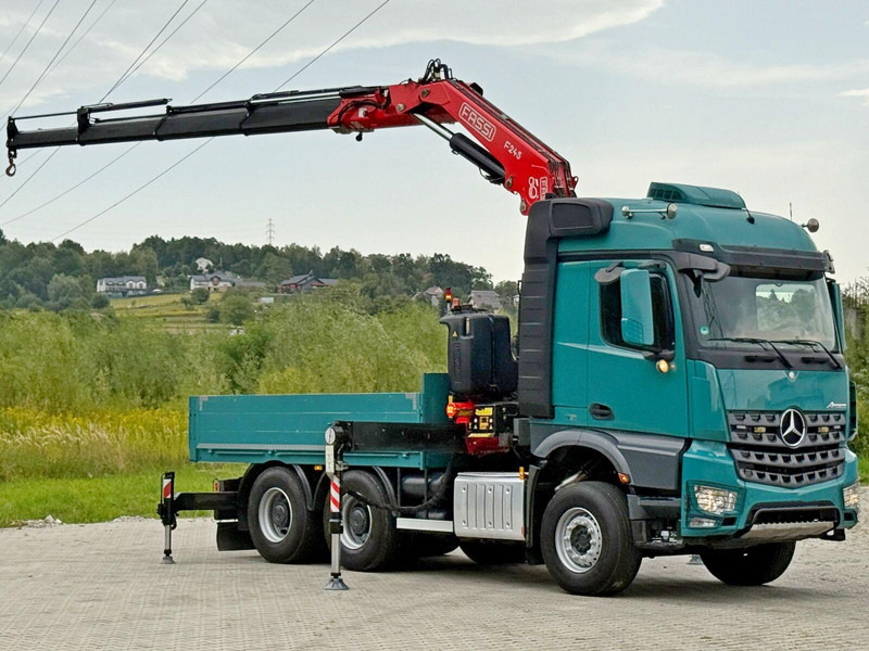 Mercedes-Benz AROCS 2548* FASSI F245A.0.24 E + FUNK / 6x4 *TOP - Φορτηγό με ανοιχτή καρότσα, Φορτηγό με γερανό: φωτογραφία 2 Mercedes-Benz AROCS 2548* FASSI F245A.0.24 E + FUNK / 6x4 *TOP - Φορτηγό με ανοιχτή καρότσα, Φορτηγό με γερανό: φωτογραφία 2