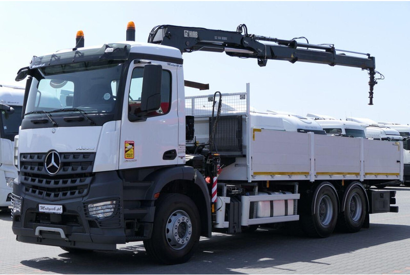 Mercedes-Benz AROCS 2633 - Φορτηγό με ανοιχτή καρότσα, Φορτηγό με γερανό: φωτογραφία 1 Mercedes-Benz AROCS 2633 - Φορτηγό με ανοιχτή καρότσα, Φορτηγό με γερανό: φωτογραφία 1
