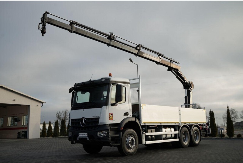 Mercedes-Benz AROCS 2640 / 6x4 / SKRZYNIOWY - 6,5 M / HDS HIAB 144 / wysów: 12 - Φορτηγό με ανοιχτή καρότσα, Φορτηγό με γερανό: φωτογραφία 1 Mercedes-Benz AROCS 2640 / 6x4 / SKRZYNIOWY - 6,5 M / HDS HIAB 144 / wysów: 12 - Φορτηγό με ανοιχτή καρότσα, Φορτηγό με γερανό: φωτογραφία 1