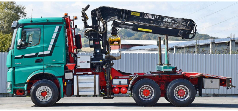 Mercedes-Benz AROCS 3363 *HOLZTRANSPORTER * LOGLIFT 251S /6x4 - Φορτηγό ξυλείας, Φορτηγό με γερανό: φωτογραφία 5 Mercedes-Benz AROCS 3363 *HOLZTRANSPORTER * LOGLIFT 251S /6x4 - Φορτηγό ξυλείας, Φορτηγό με γερανό: φωτογραφία 5