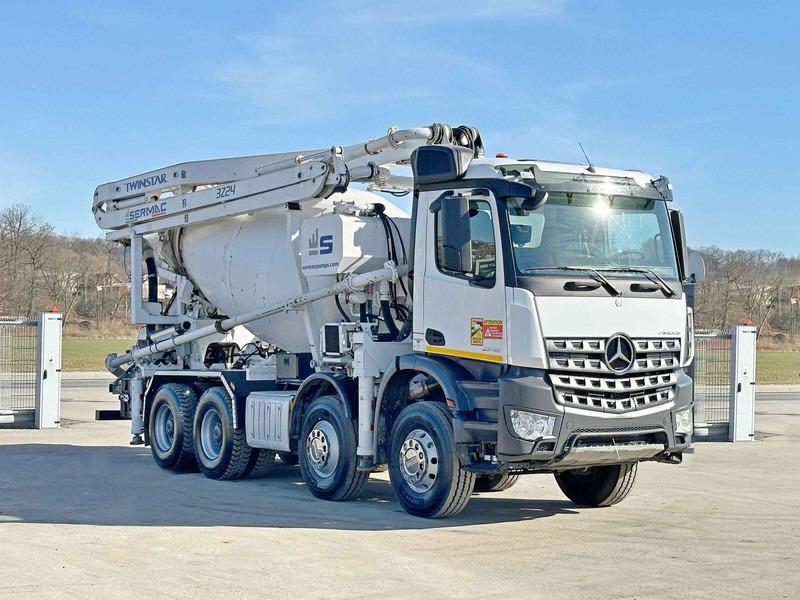 Mercedes-Benz AROCS 3743 * Betonpumpe + FUNK * 8x4 * TOP - Μπετονιέρα φορτηγό: φωτογραφία 1 Mercedes-Benz AROCS 3743 * Betonpumpe + FUNK * 8x4 * TOP - Μπετονιέρα φορτηγό: φωτογραφία 1